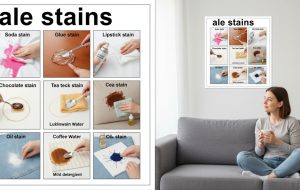 رفع لکه های سخت مبل با روش‌های خانگی