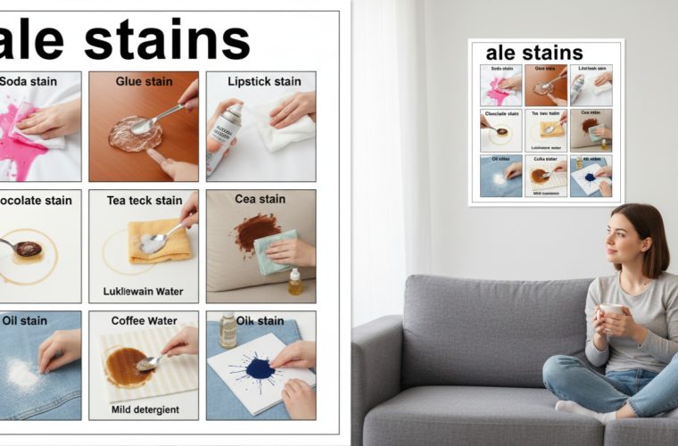 رفع لکه های سخت مبل با روش‌های خانگی